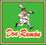 Logotipo de Don Ramón: un chef corriendo con una charola